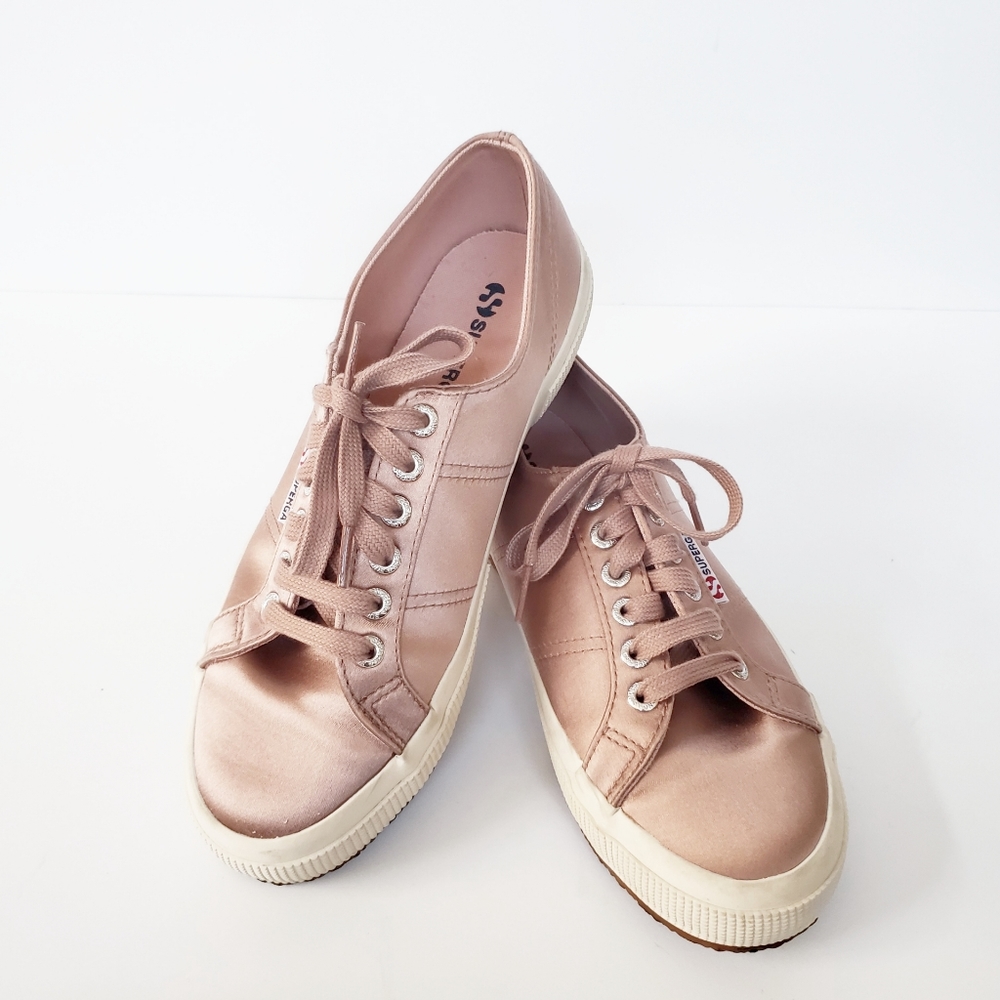 Superga 2750 Satin Sneaker in Rose